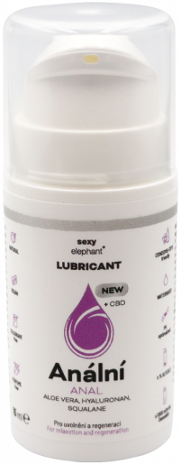 Cestovné balenie Análny lubrikačný gél Sexy Elephant (15 ml)